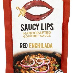 Saucy Lips Red Enchilada Sauce, 8 OZ | Pack of 6