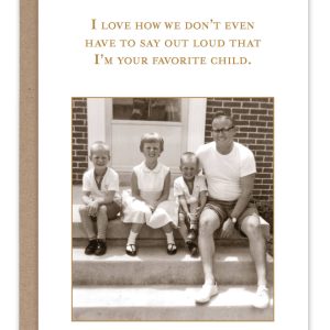 Shannon Martin Design – Favorite Child Family Birthday Card