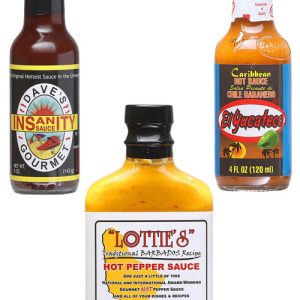 Hot Ones Season 1 Hot Sauce Set 1, 1/5oz, 1/4oz, 1/6.75oz.