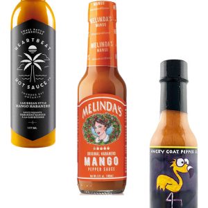Best of Mango Hot Sauces Gift Set, 3/5oz.