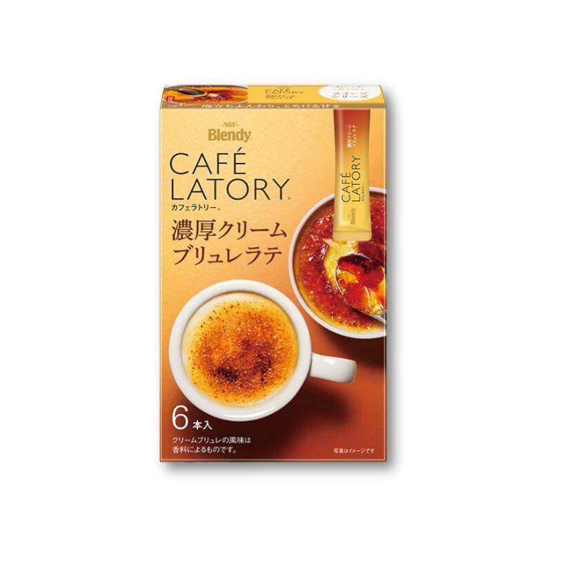 AGF Blendy Cafe Latory Stick Creme Brulee Latte – 6 Pieces