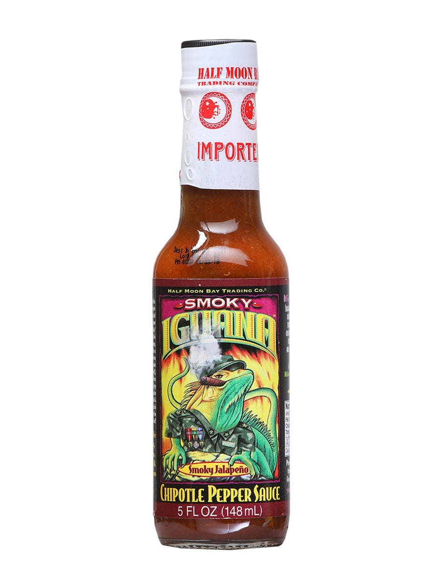 Hot Sauce Iguana Smoky Jalapeno Chipotle 5 oz Heat 7