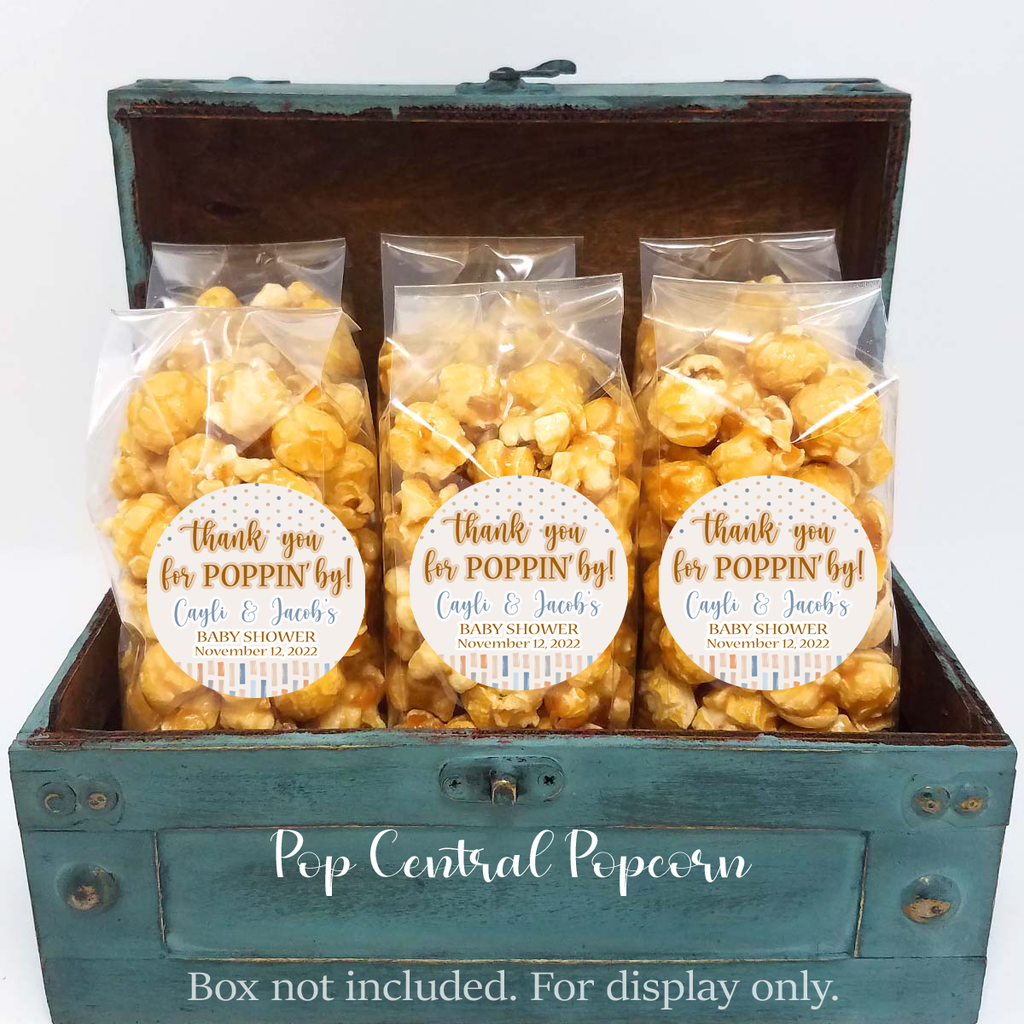 Earth Tone Baby Shower – Popcorn Party Favors
