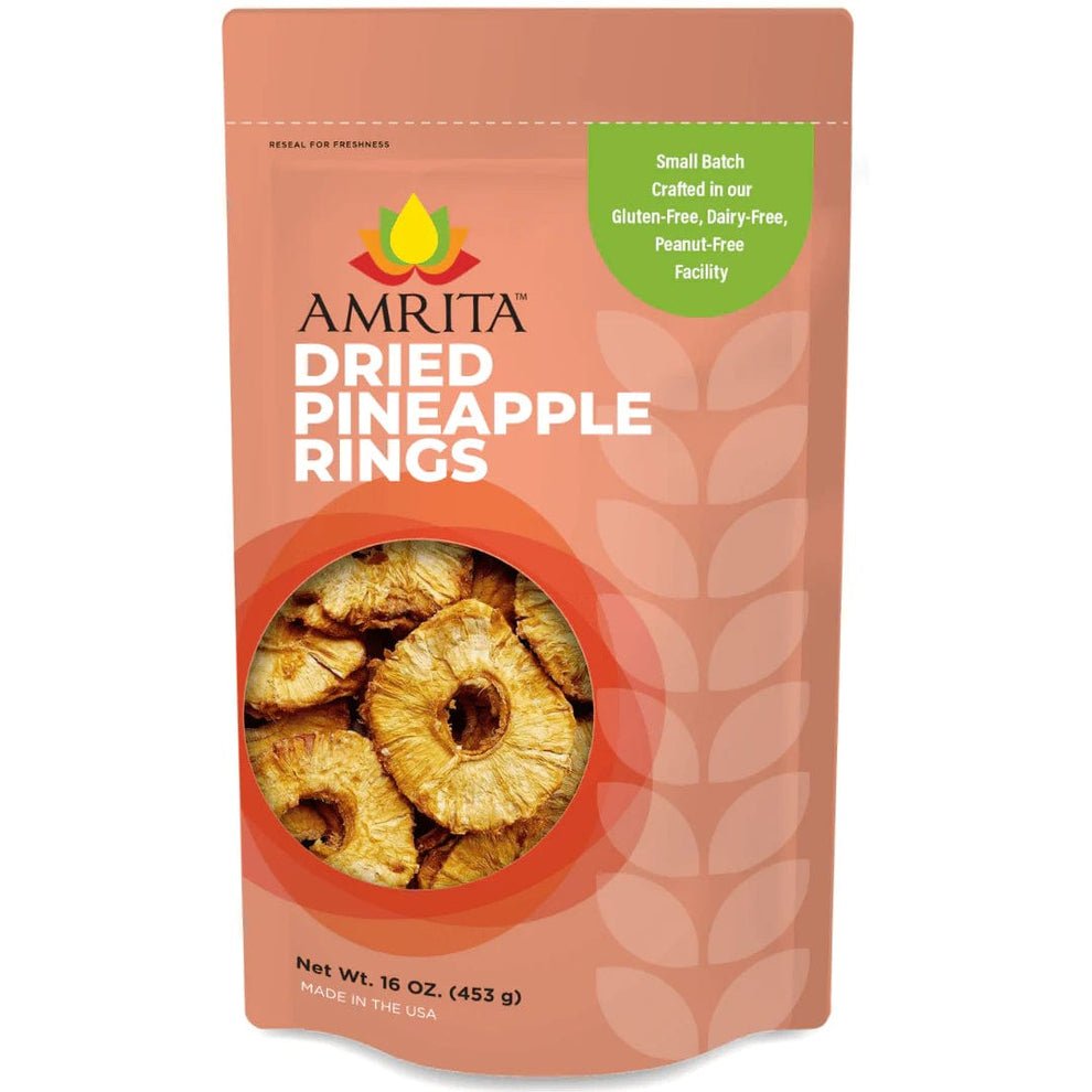 Amrita Bars Dried Pineapple Slices – 10 x 1 LB Bags