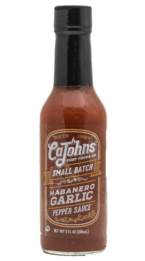 Cajohn’s Small Batch Habanero Garlic Pepper Sauce