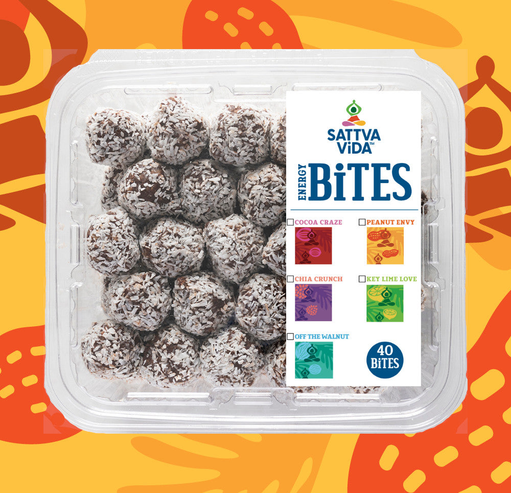 Sattva Vida Peanut Envy Energy Bites – 40 Bites total