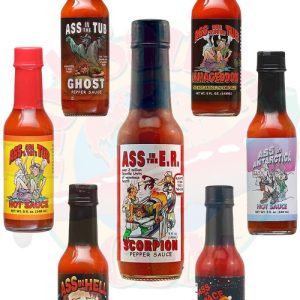 Ass In The Tub Hot Sauces Complete Gift Set, 7/5oz.