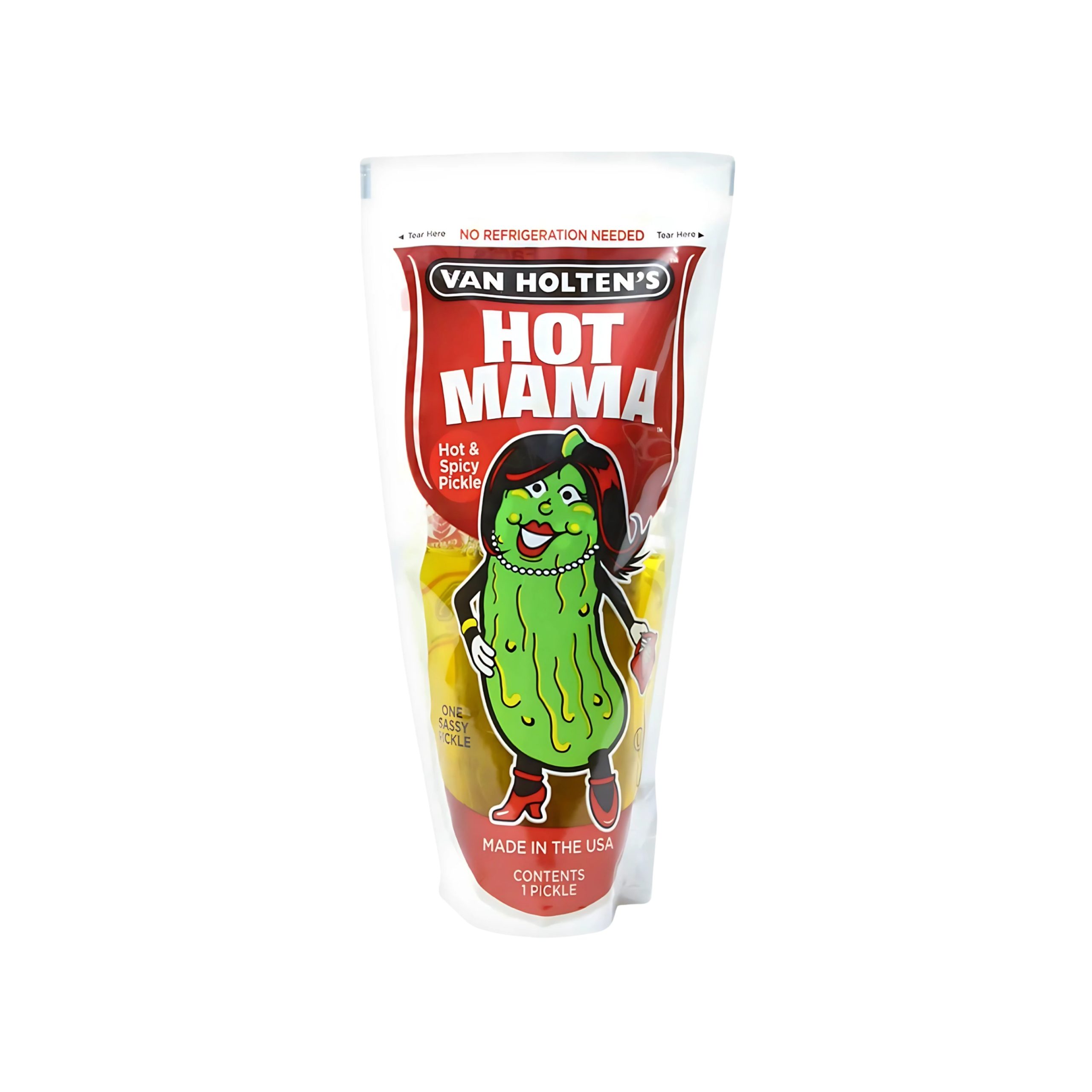 Van Holten’s Hot Mama Hot Pickle in a Pouch (USA)