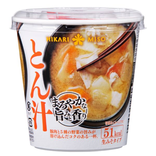 Hikari Cup Miso Soup Authentic Pork Flavor Umami Dashi Japan – Tokyo Snack Land