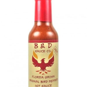 B&D’S Hot Florida Grown Original Bird Pepper Hot Sauce, 5oz.