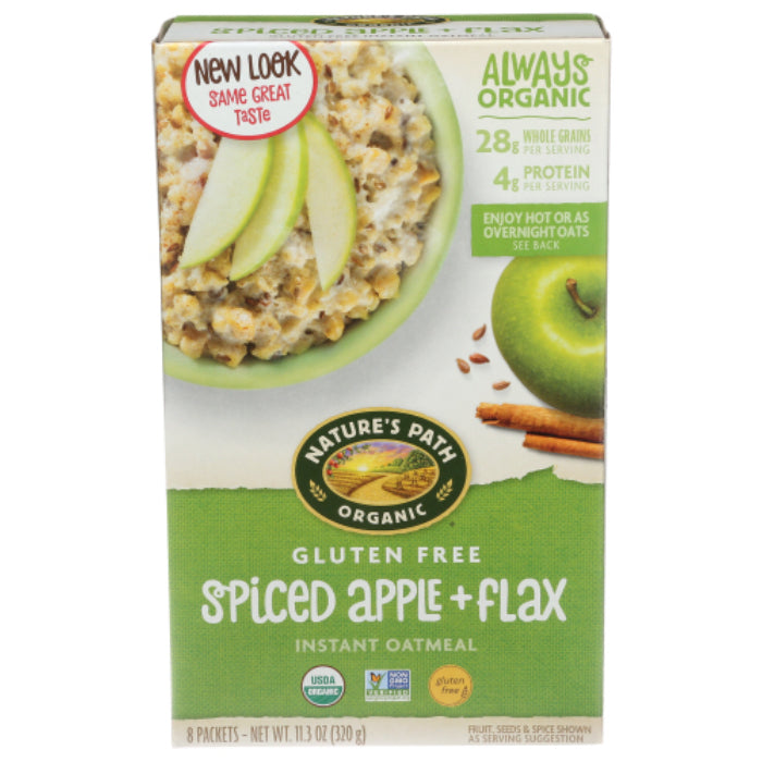 Nature’s Path Cereal Hot Gluten-Free Spiced Apple Flax 11.3 Oz – Pack