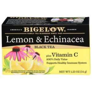 Bigelow – Lemon Echinacea Tea with Vitamin C, 1.23 oz | Pack of 6