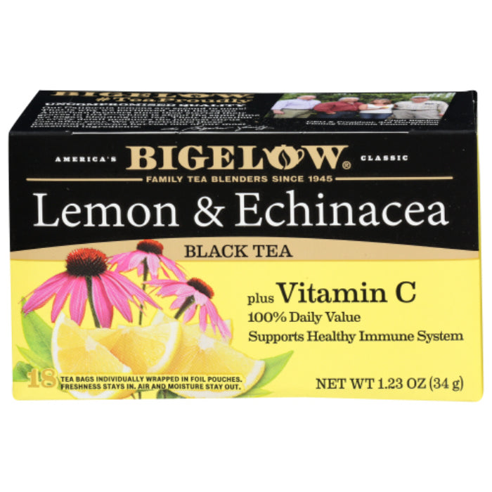 Bigelow – Lemon Echinacea Tea with Vitamin C, 1.23 oz | Pack of 6
