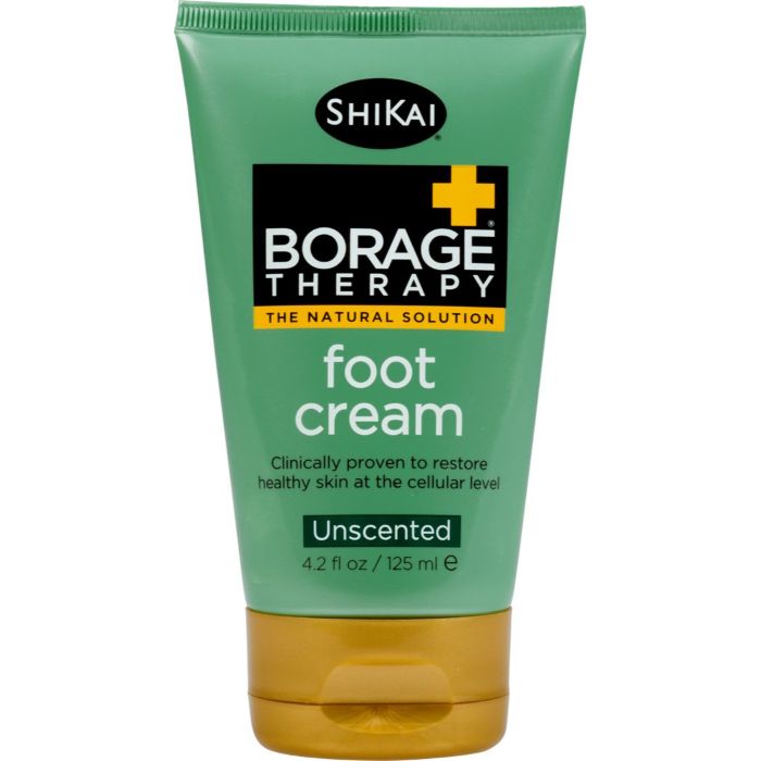 Shikai – Borage Foot Cream, 4.2 Oz – Pack of 3