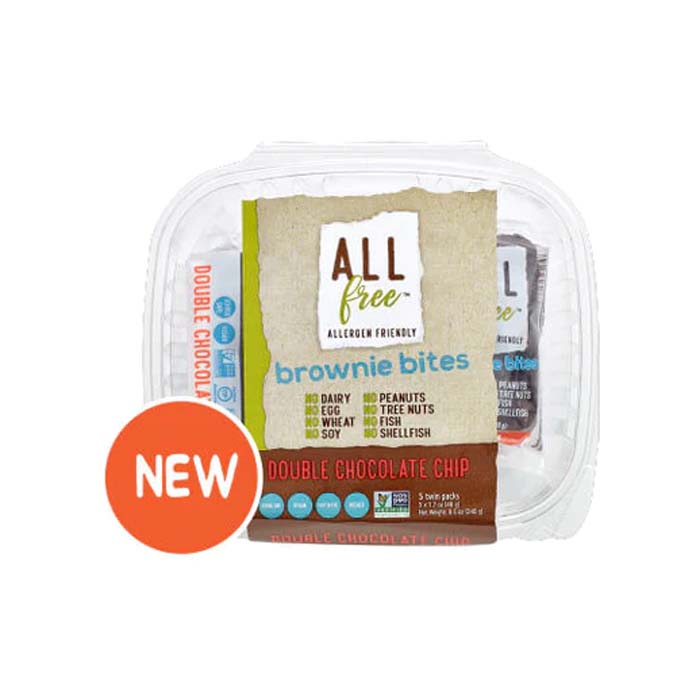 Allfree – Brownie Bites, 8.5oz | Multiple Flavors | Pack of 6