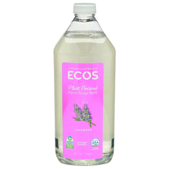 Ecos – Hand Soap Refill Lavender, 32 oz (Pack of 6)