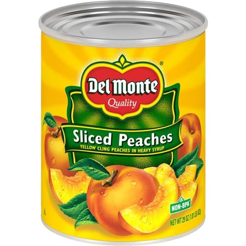 Del Monte – Sliced Peaches Yellow Cling Peaches in Heavy Syrup – 30 OZ