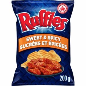Ruffles Sweet & Spicy wing – 200g Canada (Case of 12)