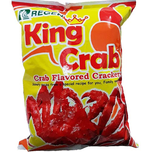 Regent – King Crab – Crab Flavored Crackers – 85 G