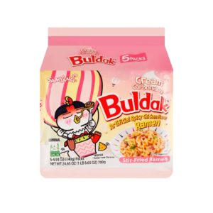 Samyang Buldak Cream Carbonara Artificial Spicy Chicken Flavor Stir-Fr