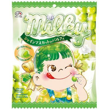 Fujiya, Milky, Soft Candy, “Shine Muscat Parfet”, Muscat Flavor