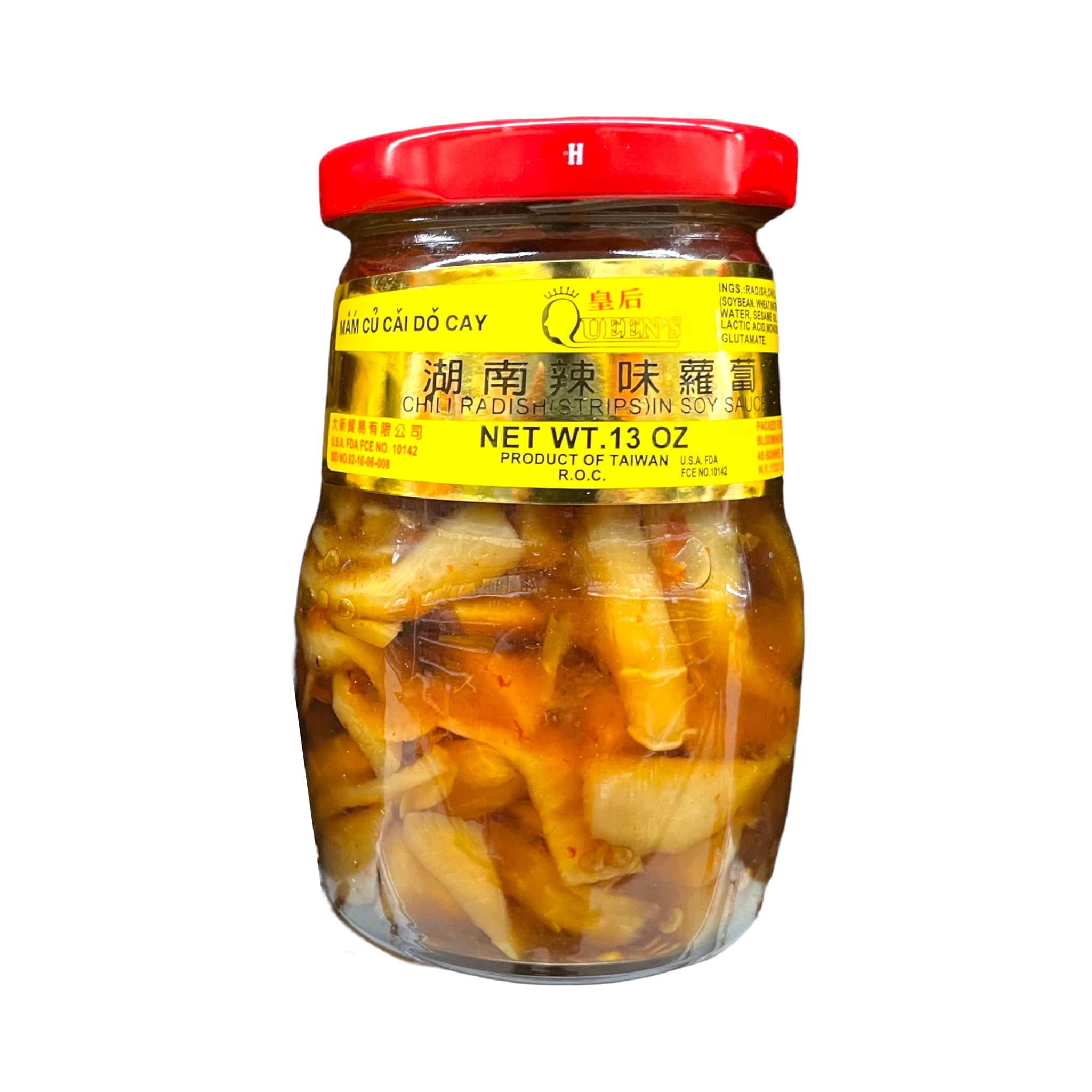 Queen’s Chili Radhish (Strips) in Soy Sauce