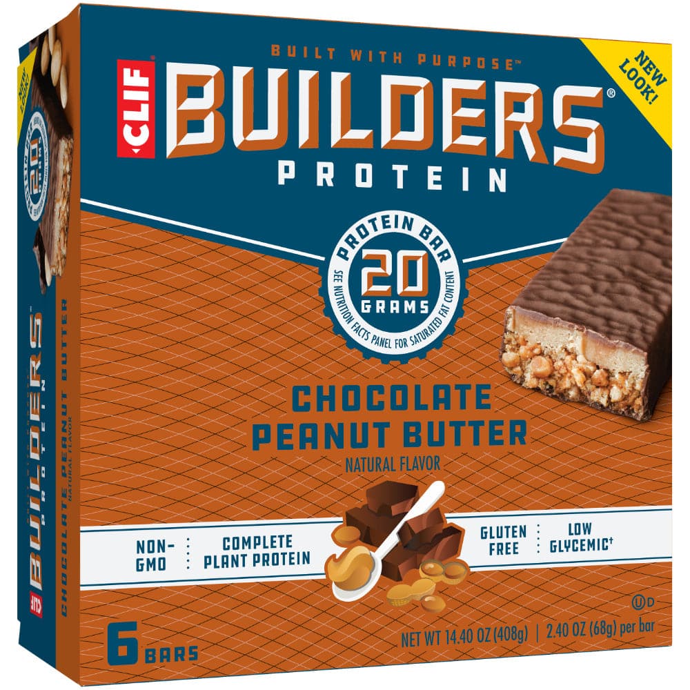 Clif – Builders Protein Bars Gluten Free Protein Chocolate Peanut Butt