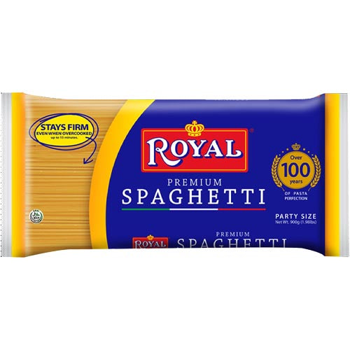Royal – Premium Spaghetti – Party Size – 900 G