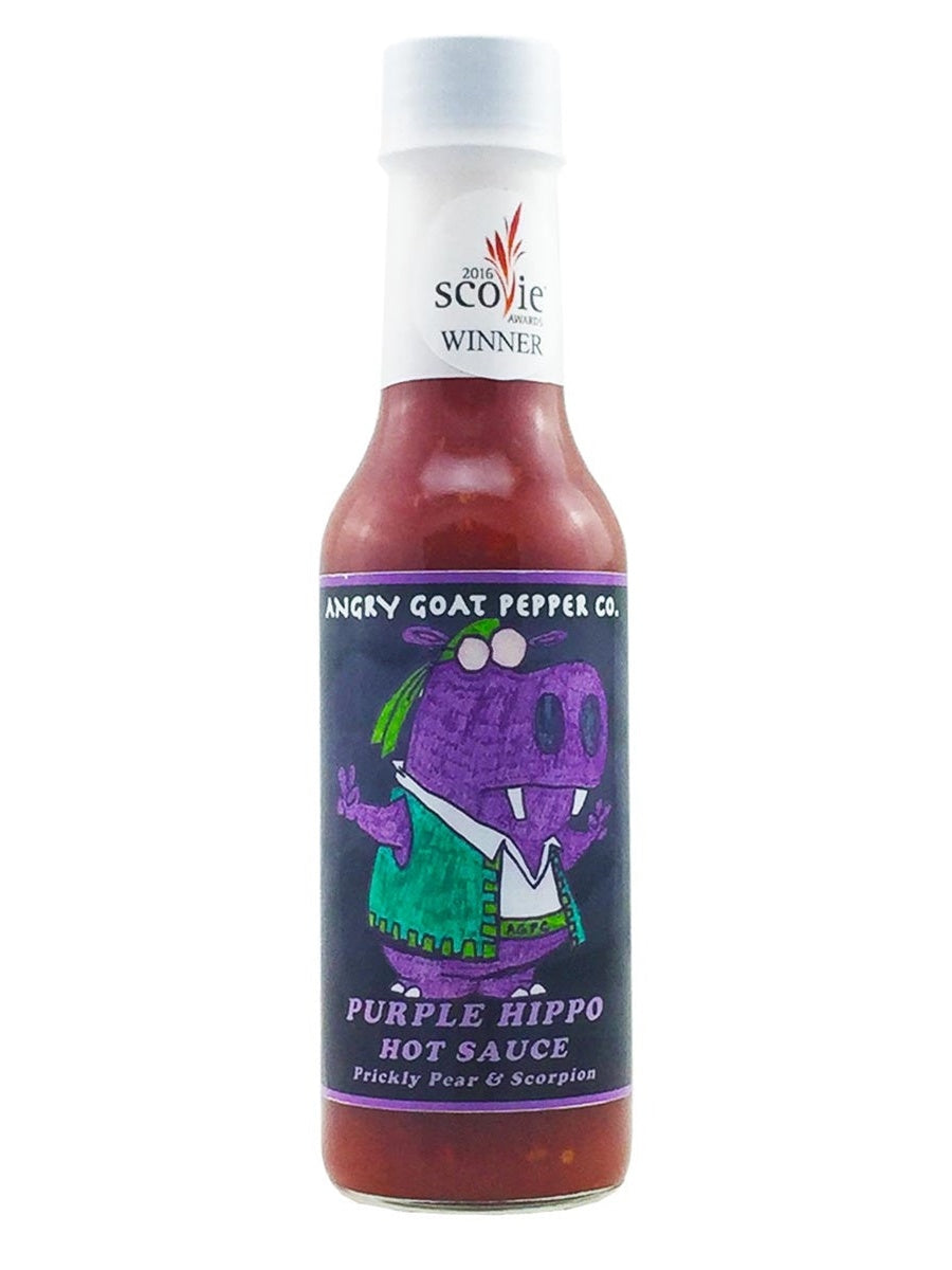 Hot Sauce Angry Goat Pepper Co Purple Hippo Prickly Pear & Scorpion 5