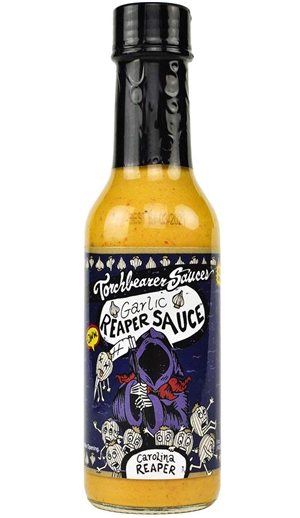 Torchbearer Garlic Carolina Reaper Hot Sauce, 5oz.