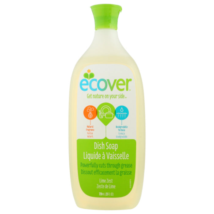 Ecover Dishwash Liq Lime Zest 25 Oz – Pack of 6