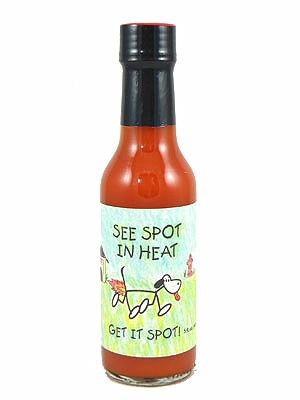 See Spot In Heat Hot Sauce, 5oz.
