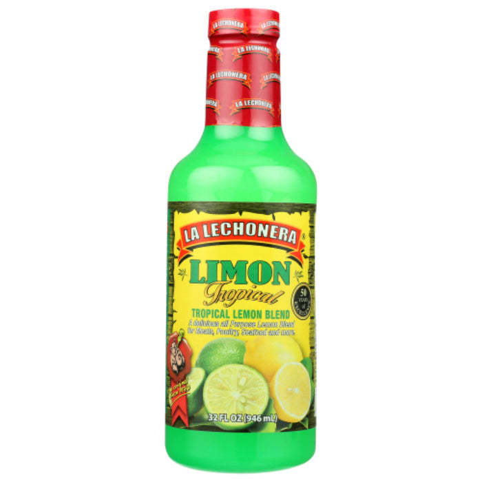 La Lechonera – Tropical Lemon Blend Juice, 32 Oz – Pack of 12