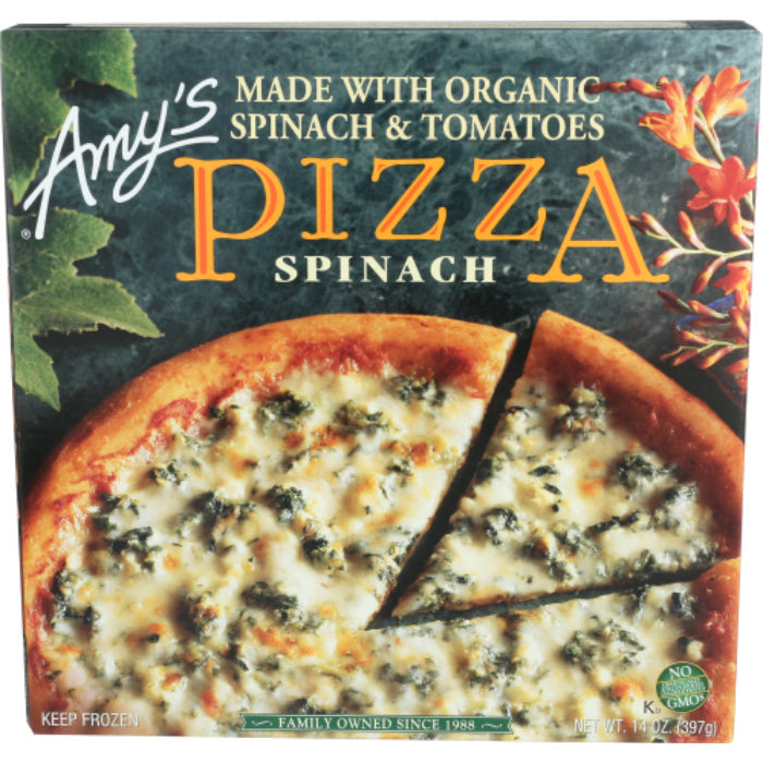 Amy’s – Pizza Spinach, 14 oz | Pack of 8