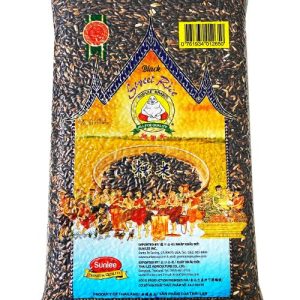 Sunlee Brand – Black Sweet Rice – Black Glutinous Rice – Pirurutong – 5 LBS