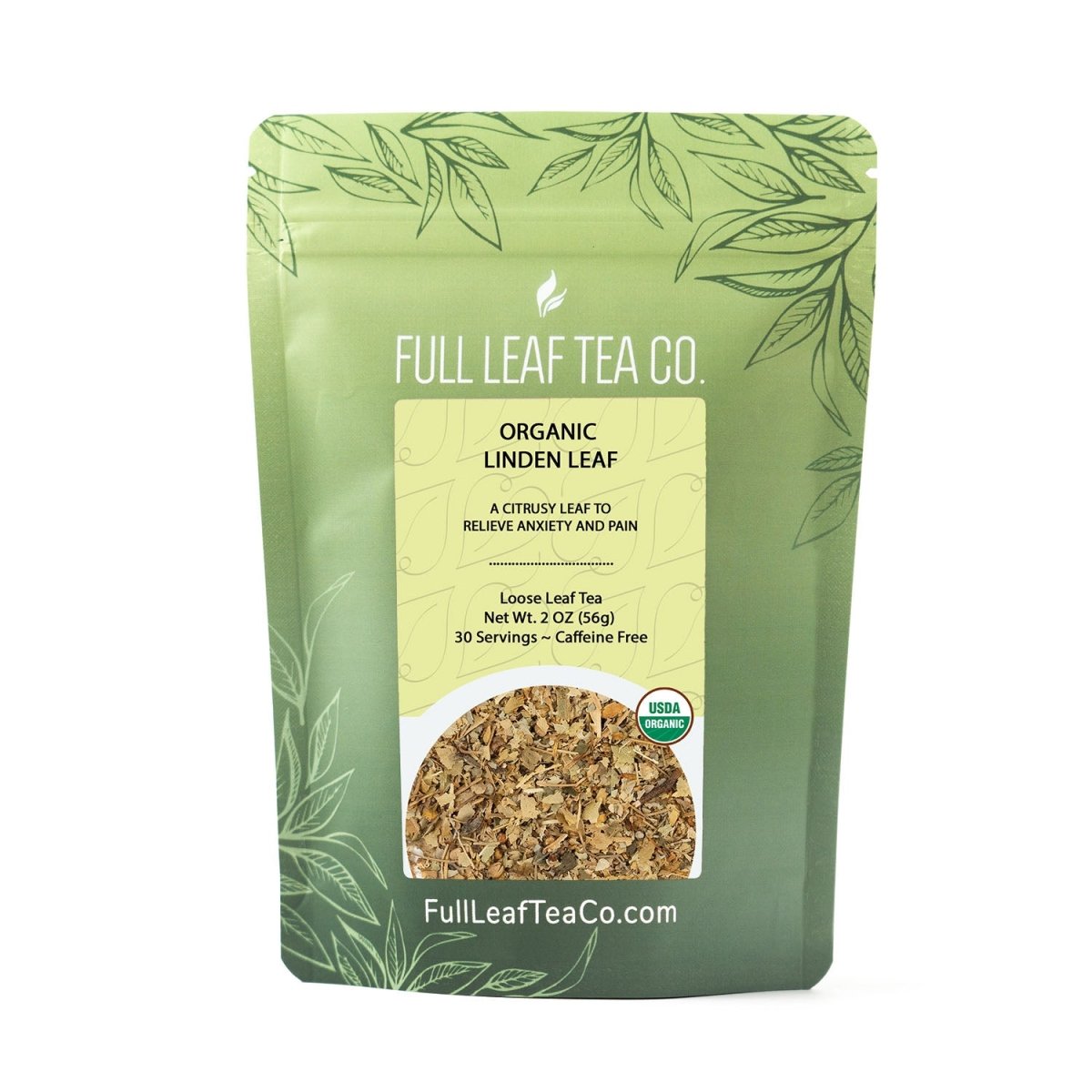 Organic Linden Leaf Retail Bags – Case of 6