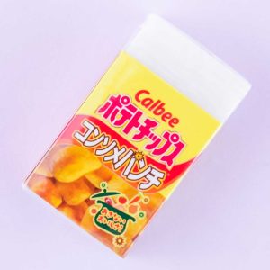 Calbee Potato Chips Consomme Punch Eraser