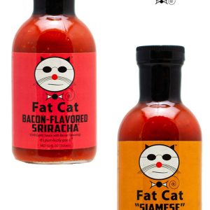 Fat Cat Sriracha Sauces Gift Set, 2/12oz.