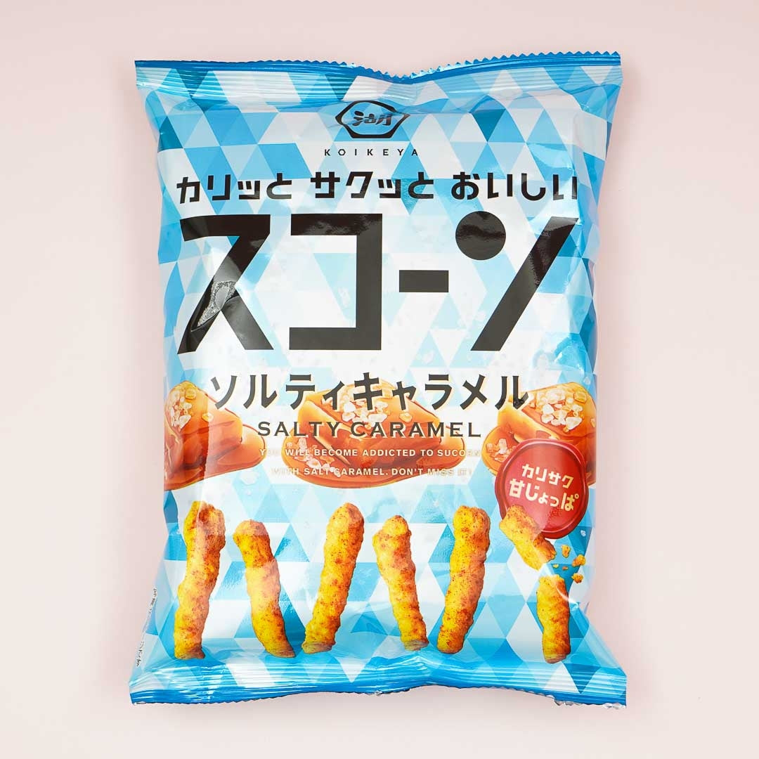 Koikeya Scone Corn Snacks – Salted Caramel