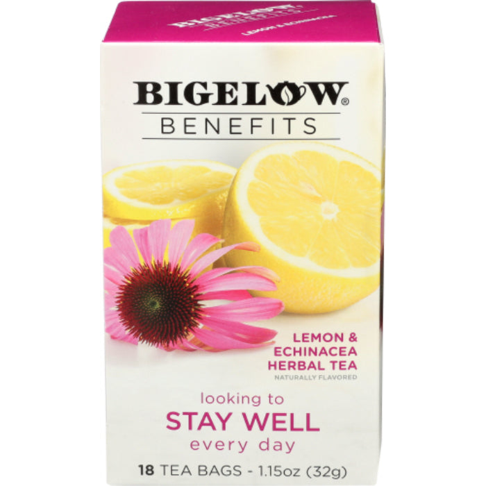 Bigelow – Lemon Echinacea Tea, 1.15 oz | Pack of 6