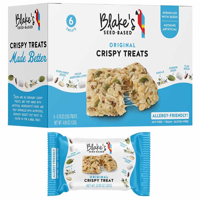 Blake’s Seed Based – Rice Crispy Treats Original, 4.68oz | Pack of 12