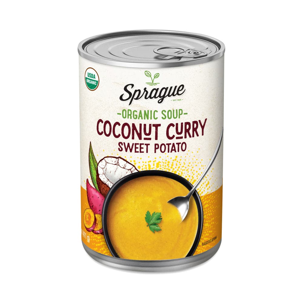Spragua – Coconut Curry Sweet Potato Soup 14.5 Oz – ((Pack of 6))