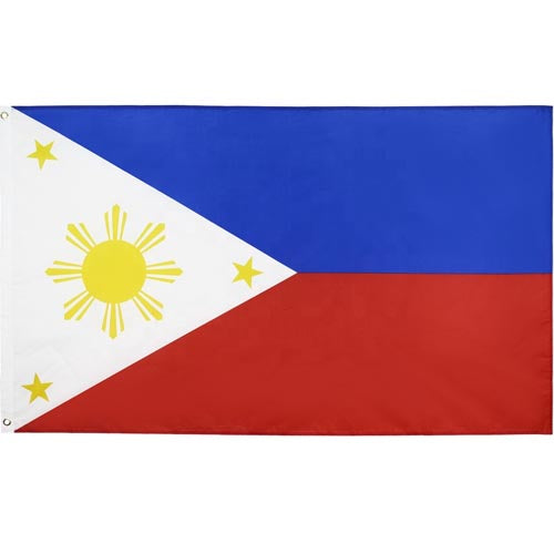 Philippines Flag – Polyester – Printed – 3×5 Ft (90×150 cm)