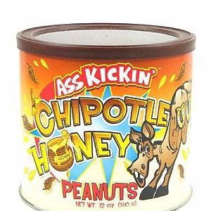 Ass Kickin’ Chipotle Honey Peanuts, 12oz.