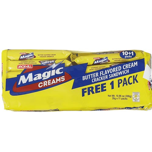 Jack ‘n Jill – Magic Creams – Butter Flavored Cream Cracker Sandwich – 10 Pack – 1.06 OZ