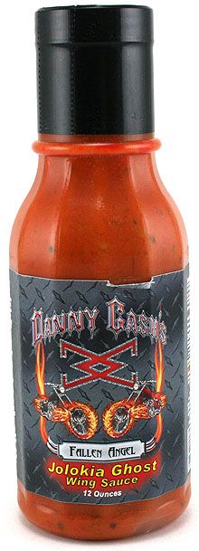 Danny Cash’s Fallen Angel Jolokia Ghost Wing Sauce, 14oz.