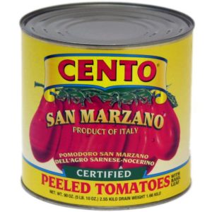Cento – San Marzano Peeled Tomatoes, 90 Oz (Pack of 6)