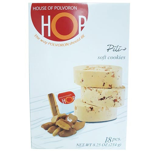 House of Polvoron – HOP – Pili – Soft Cookies – 18 Pieces – 234 G
