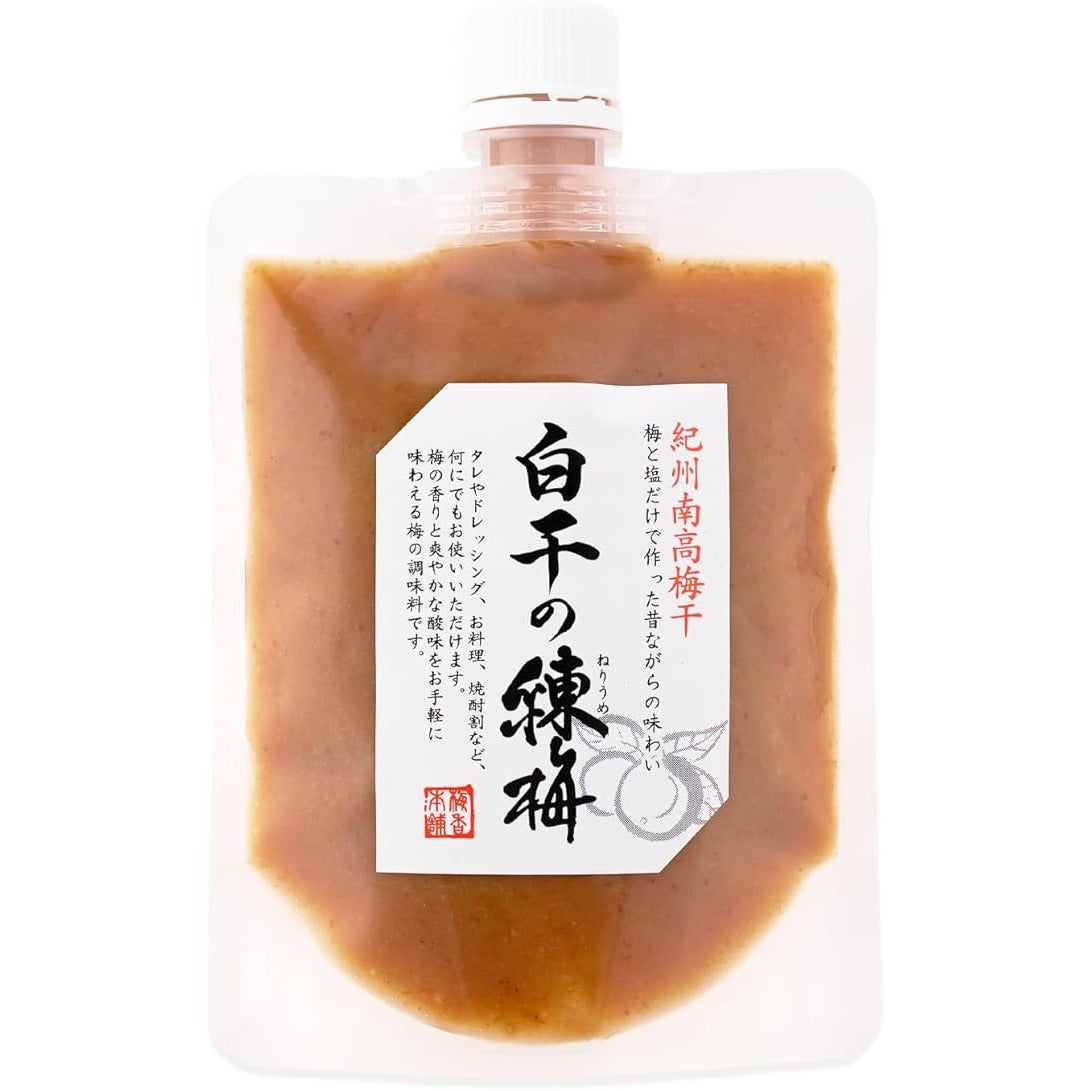 White Pickled Plum Paste Hiraboshi Ume Neri Kishu Nanko Plum Paste 180g Tube Pack Made in JAPAN – Tokyo Sakura Mall
