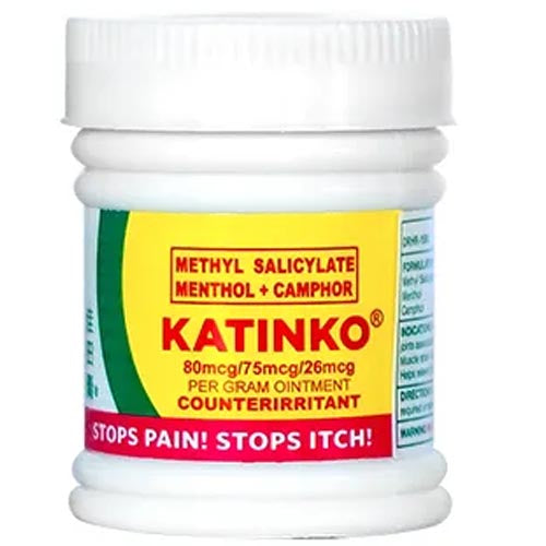 Katinko Ointment – Methyl Salicylate Menthol + Camphor – Helps Relieve Pain and Itch – 30 G (BIG)